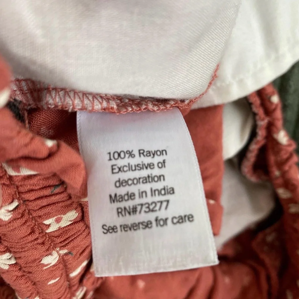 {SO} Floral High Waist Women's Shorts with Elastic Waist & Ties - Picture 6 of 6